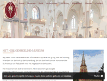 Tablet Screenshot of heiligenbeeldenmuseum.nl